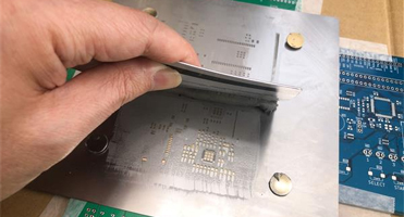 SMT Printing with solder paste