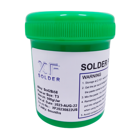 Lead Free Low Temperature Tin Bismuth Solder Paste Sn42Bi58 42 58