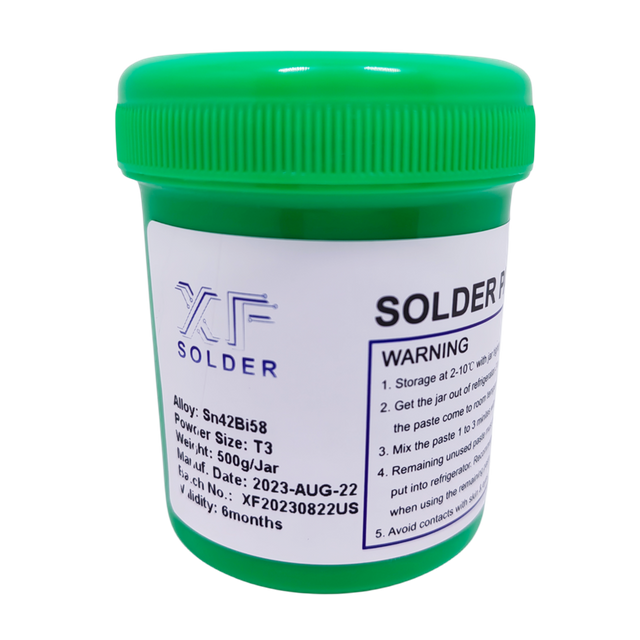 Lead Free Low Temperature Tin Bismuth Solder Paste Sn42Bi58 42 58