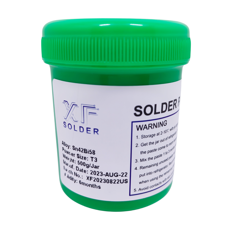 Lead Free Low Temperature Tin Bismuth Solder Paste Sn42Bi58 42 58 from