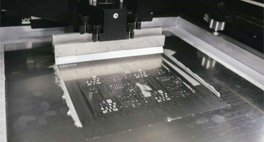 Automatic Printing with Solder Paste
