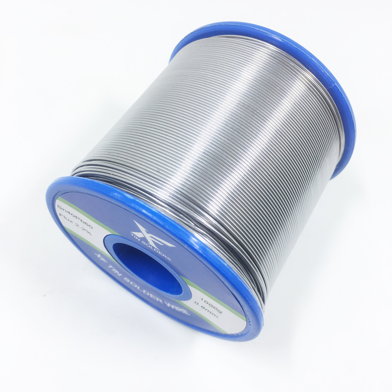 0.8mm Sn38Pb62 Solder Wire – 38% Tin (Sn) – 100gm/reel, 400gm/reel, 800gm/reel for THT Soldering from China
