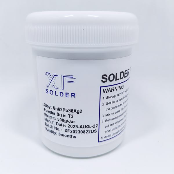 Introduction of Type 3 T3 Solder Paste And Type T4 Solder Paste XF SOLDER