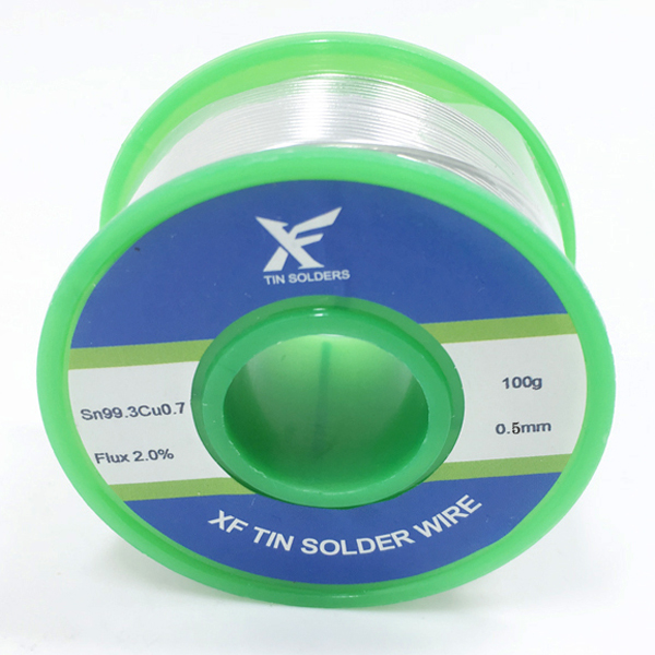 0.5mm Diameter Small Rosin Cored Solder Wire Sn99.3Cu0.7 100g/Roll from China