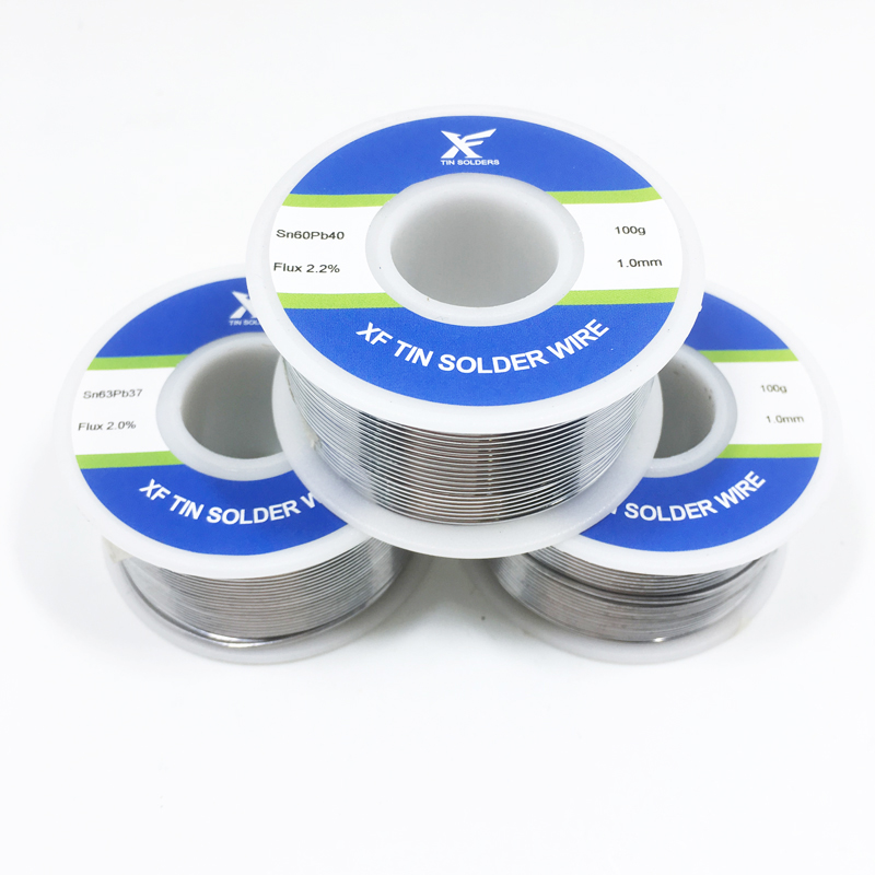 ​0.6mm 100g Spool 60 40 Soldering Lead with Rosin Flux for Electronic Connections